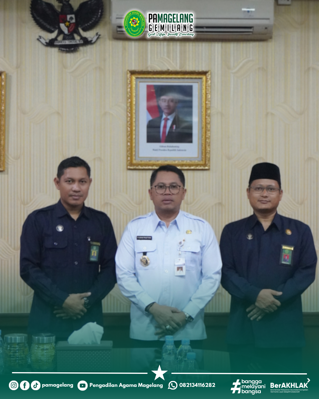 Ketua dan Panitera PA Magelang Kunjungi Wali Kota Magelang, Perkuat Sinergi Dukung Suksesnya SMAP