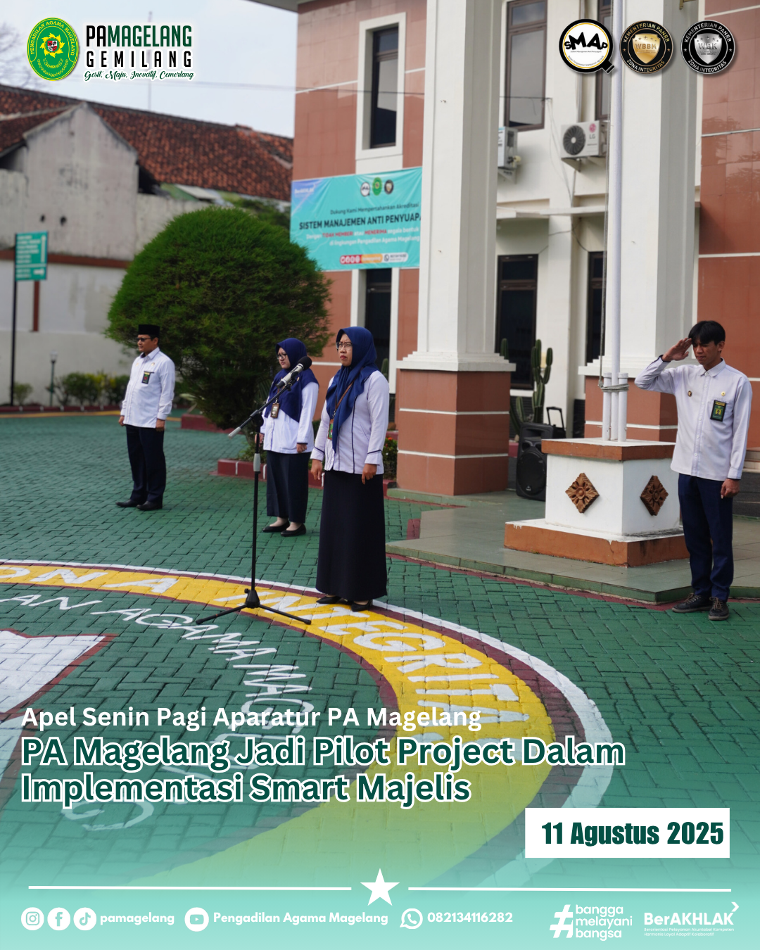 PA Magelang Jadi Pilot Project Dalam Implementasi Smart Majelis di Lingkungan Mahkamah Agung, Wakil Ketua Ingatkan Komitmen dan Evaluasi berkala
