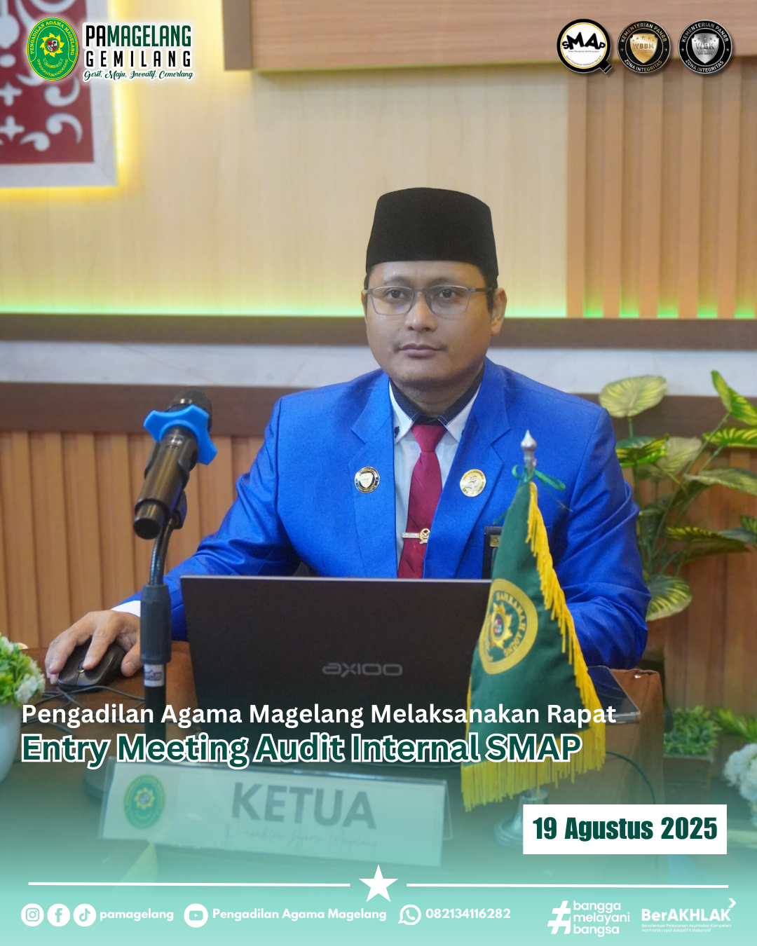 Entry Meeting Audit Internal SMAP di Pengadilan Agama Magelang