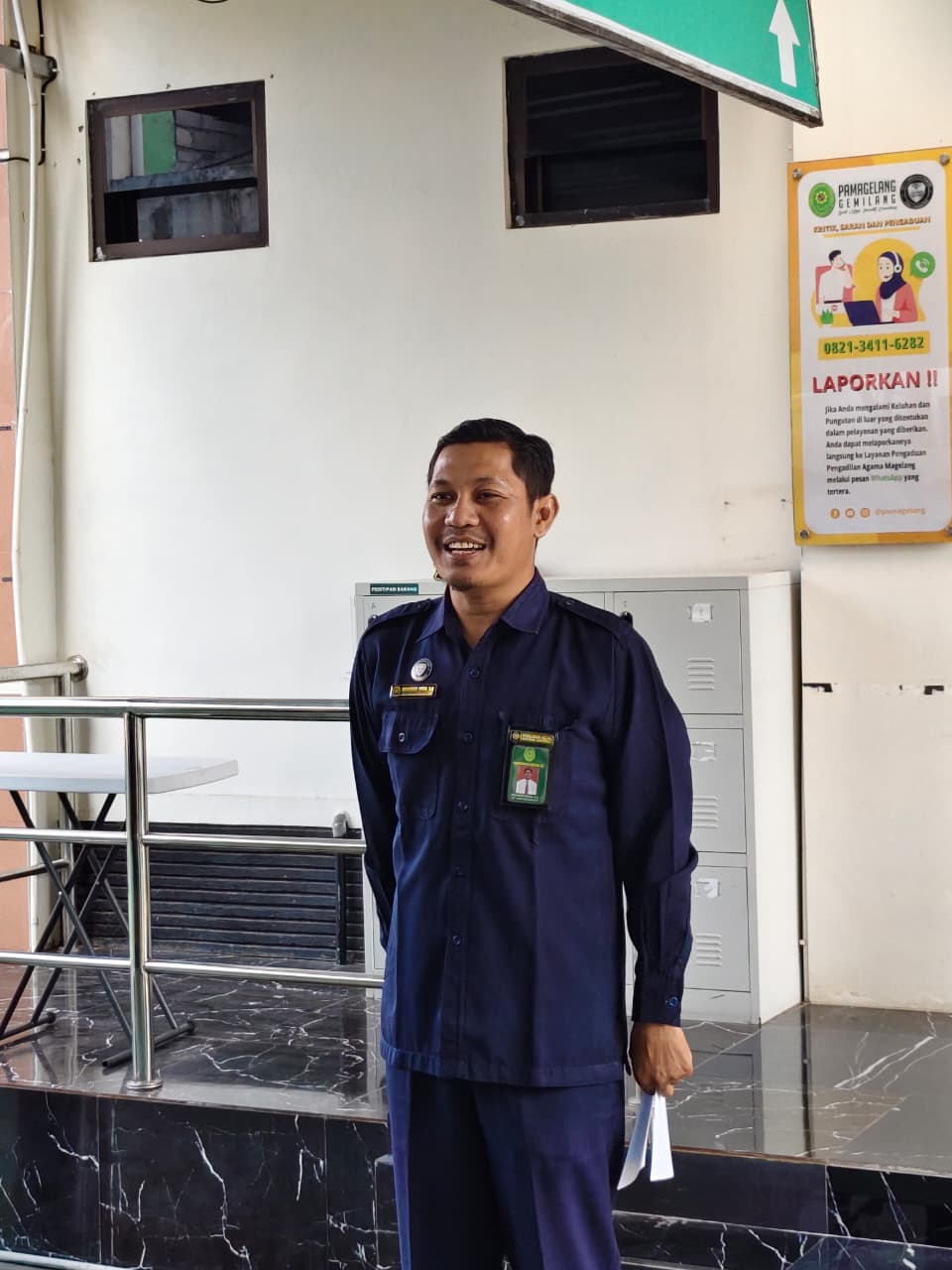 Loyal dan Sehat dalam Pengabdian: Pesan Inspiratif Panitera PA Magelang di Briefing Rabu Pagi