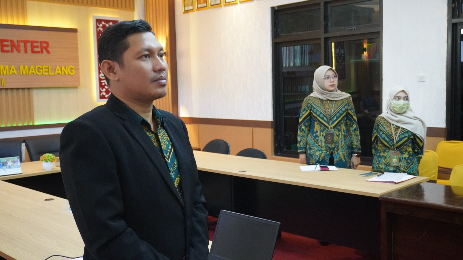 Panitera, Panitera Pengganti, dan Juru Sita Pengadilan Agama Magelang Ikuti Rakor Implementasi SEMA Nomor 1 Tahun 2023